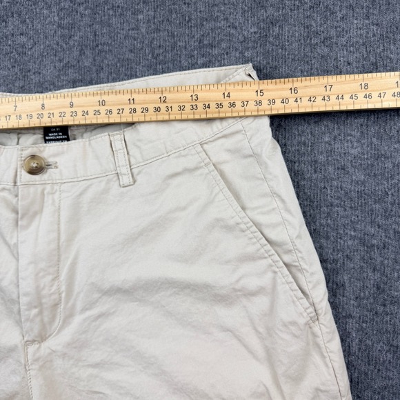 H&M Slim Fit Chino Shorts Men's 31 Beige Tan Cotton Casual Summer 0857448 - Picture 12 of 12